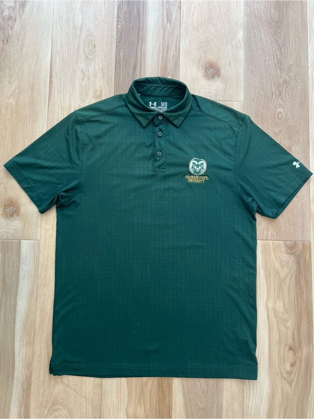 Under Armour Men’s Green Colorado State CSU Rams Polo M
